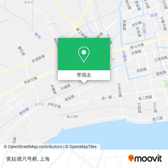 黄姑塘六号桥地图