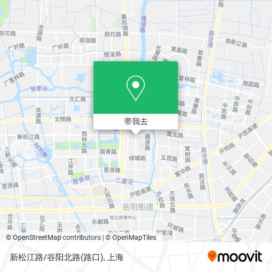 新松江路/谷阳北路(路口)地图