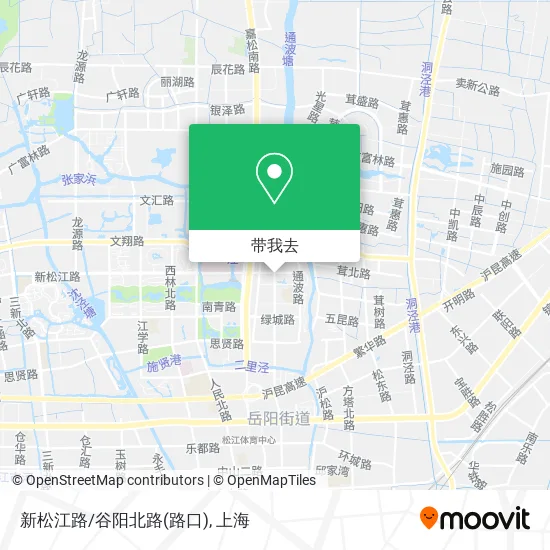 新松江路/谷阳北路(路口)地图