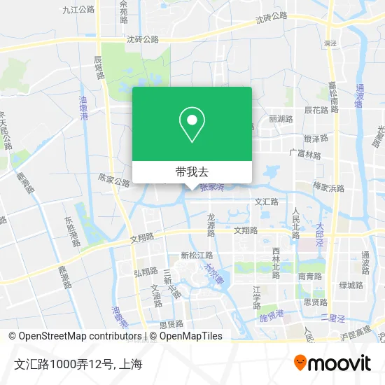 文汇路1000弄12号地图