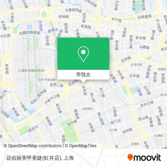 花佰丽美甲美睫(虹井店)地图
