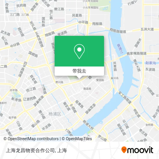 上海龙昌物资合作公司地图