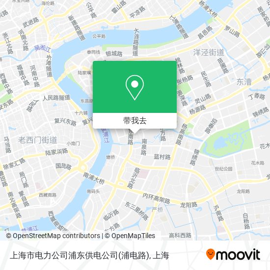 上海市电力公司浦东供电公司(浦电路)地图