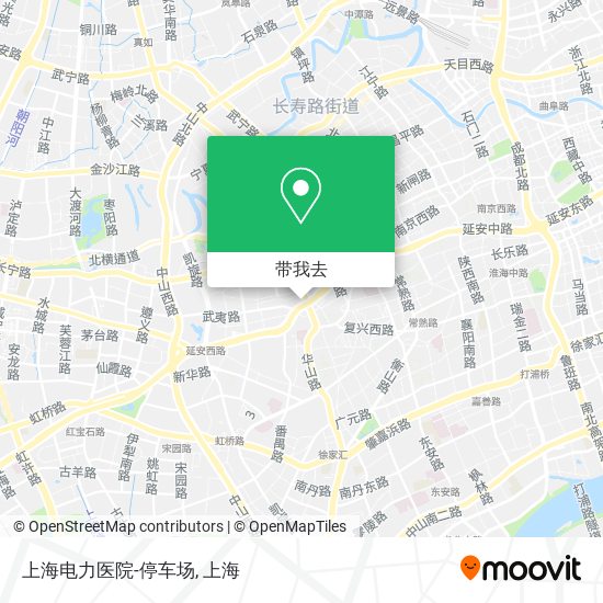 上海电力医院-停车场地图