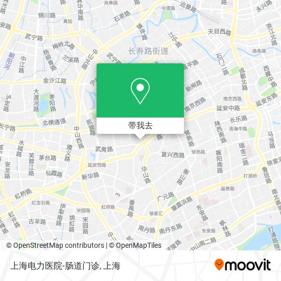 上海电力医院-肠道门诊地图