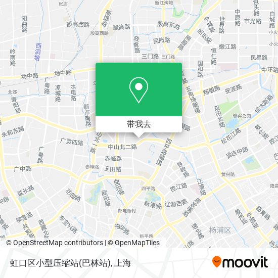 虹口区小型压缩站(巴林站)地图
