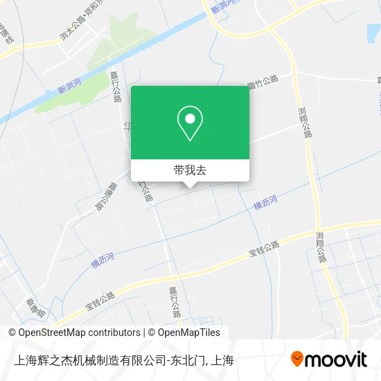 上海辉之杰机械制造有限公司-东北门地图