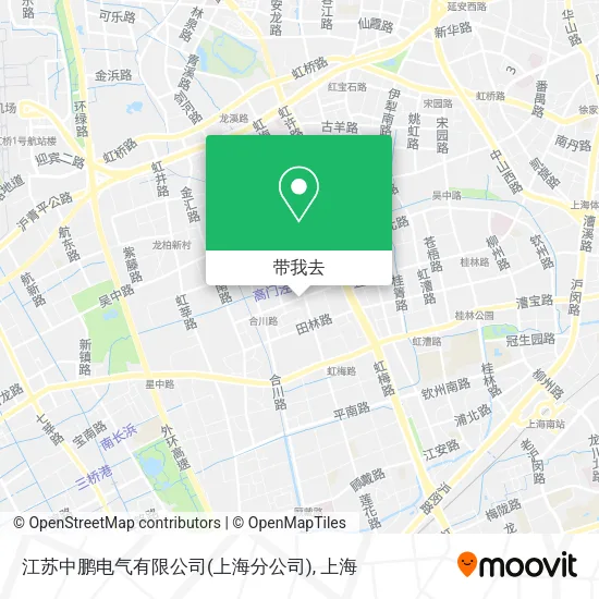 江苏中鹏电气有限公司(上海分公司)地图