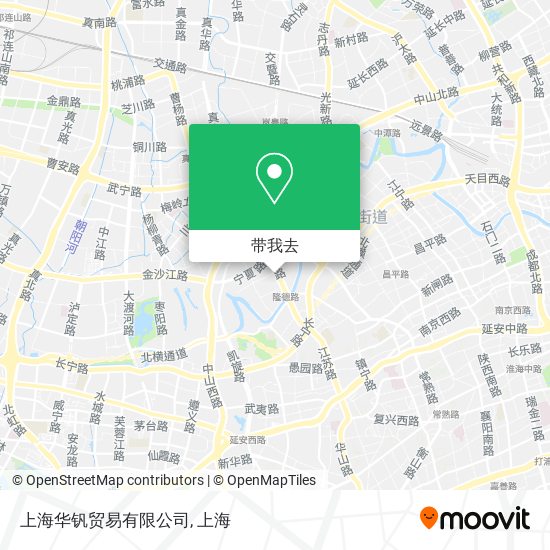 上海华钒贸易有限公司地图