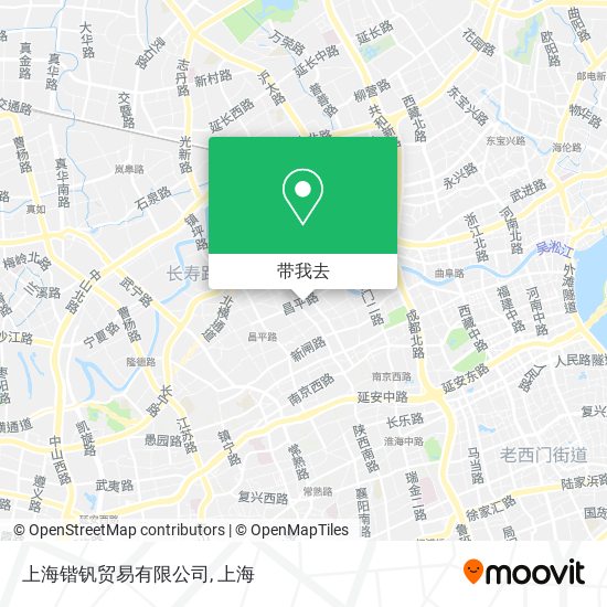 上海锴钒贸易有限公司地图