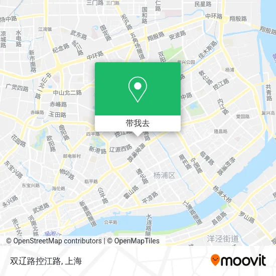 双辽路控江路地图