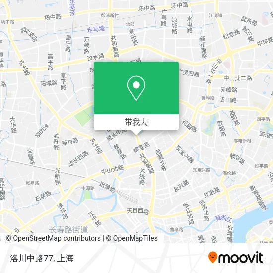 洛川中路77地图