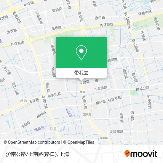 沪南公路/上南路(路口)地图