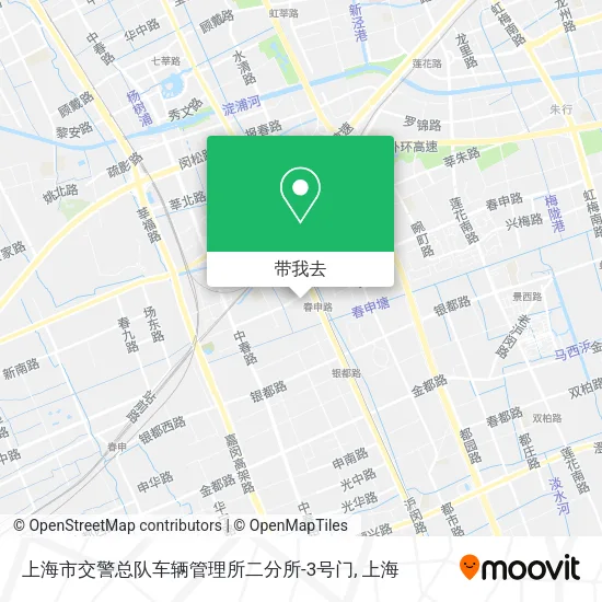 上海市交警总队车辆管理所二分所-3号门地图