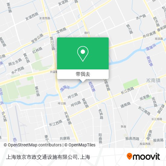 上海致京市政交通设施有限公司地图