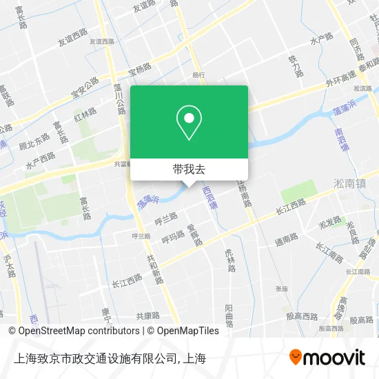 上海致京市政交通设施有限公司地图