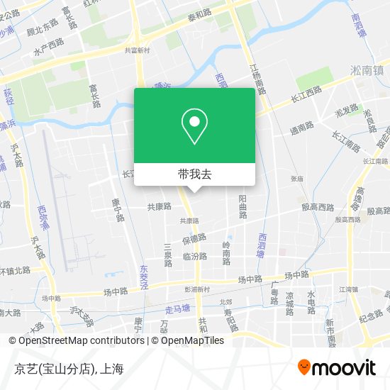 京艺(宝山分店)地图