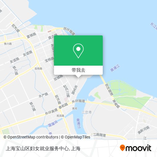 上海宝山区妇女就业服务中心地图