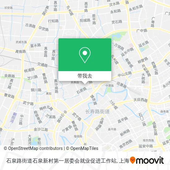 石泉路街道石泉新村第一居委会就业促进工作站地图