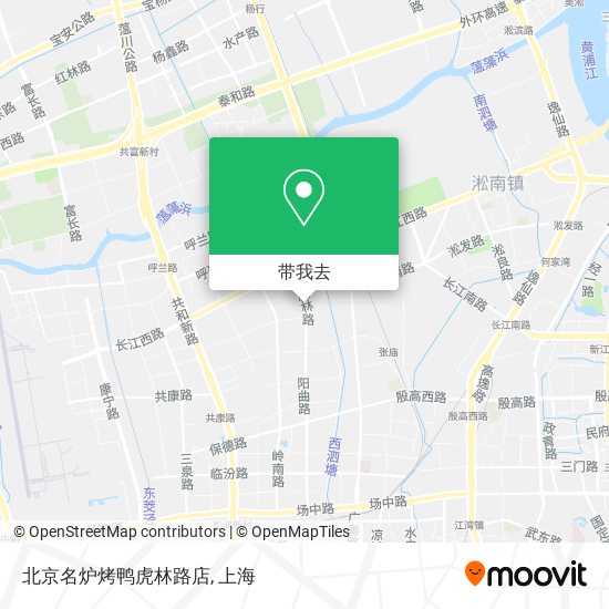 北京名炉烤鸭虎林路店地图