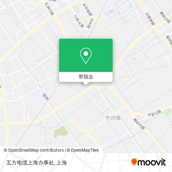 五方电缆上海办事处地图
