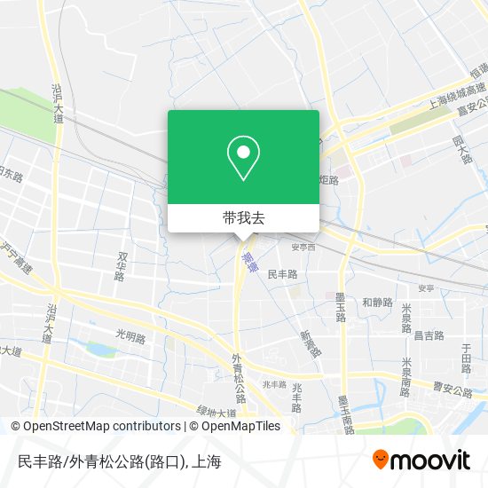 民丰路/外青松公路(路口)地图