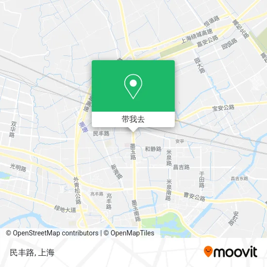 民丰路地图