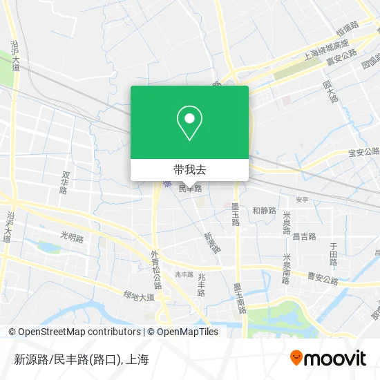 新源路/民丰路(路口)地图