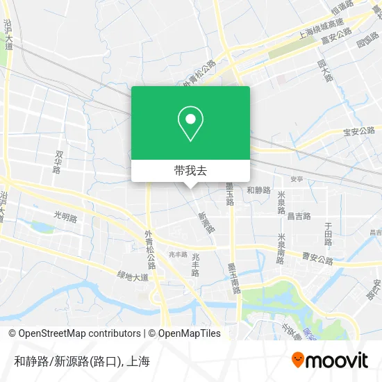 和静路/新源路(路口)地图