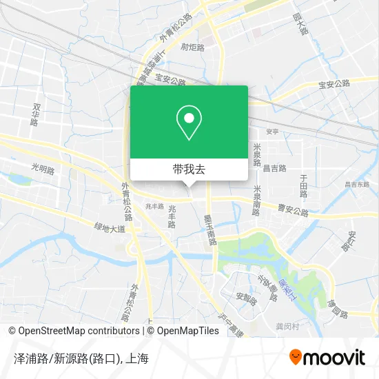 泽浦路/新源路(路口)地图