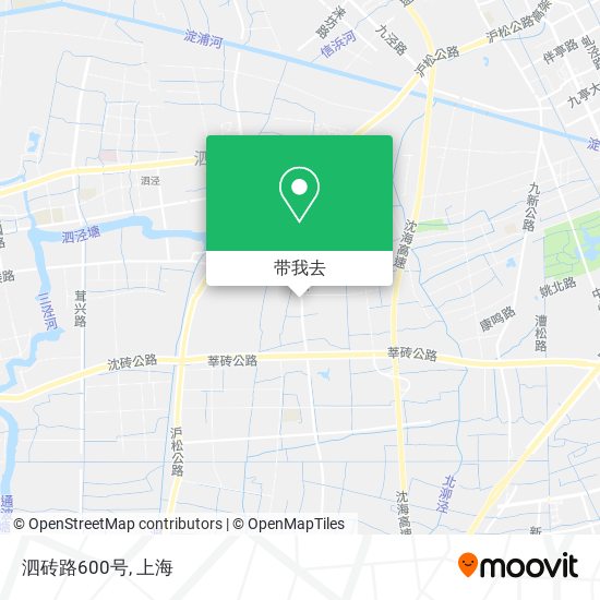 泗砖路600号地图