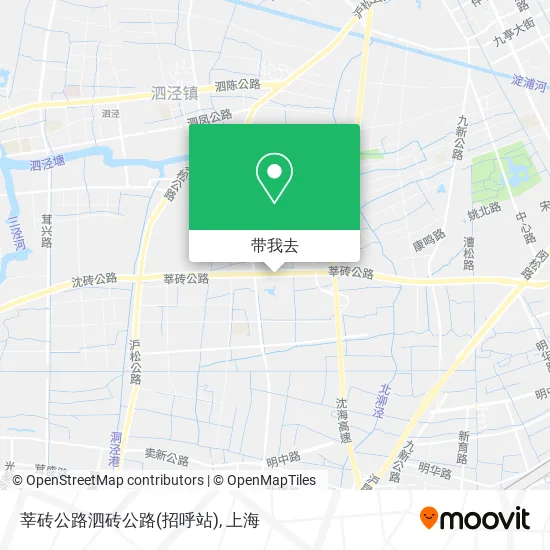 莘砖公路泗砖公路(招呼站)地图