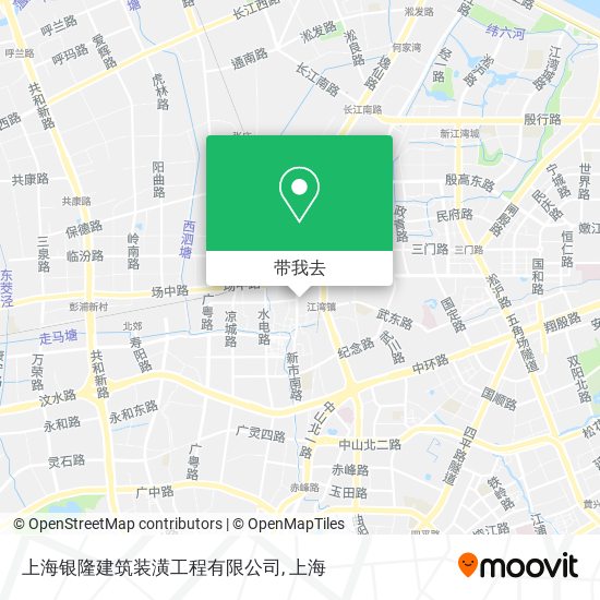 上海银隆建筑装潢工程有限公司地图