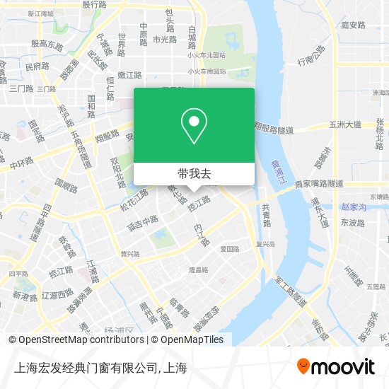 上海宏发经典门窗有限公司地图