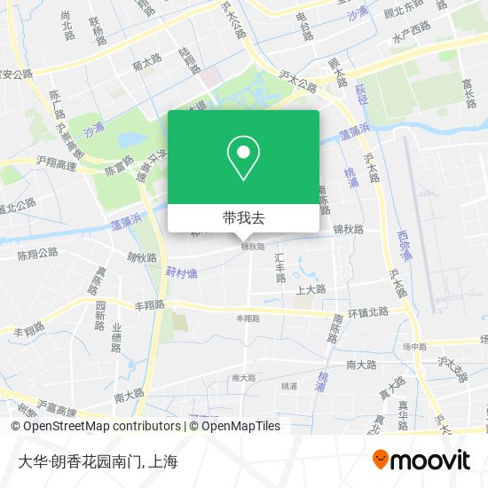 大华·朗香花园南门地图