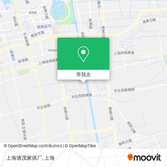 上海塘茂家俱厂地图