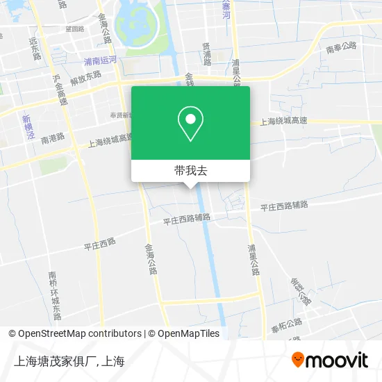 上海塘茂家俱厂地图