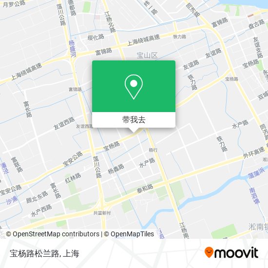 宝杨路松兰路地图