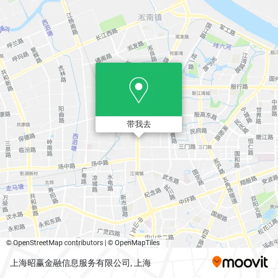 上海昭赢金融信息服务有限公司地图