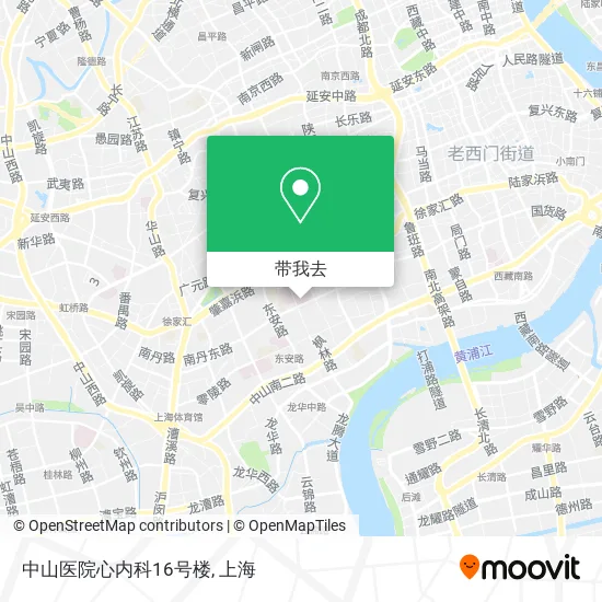 中山医院心内科16号楼地图