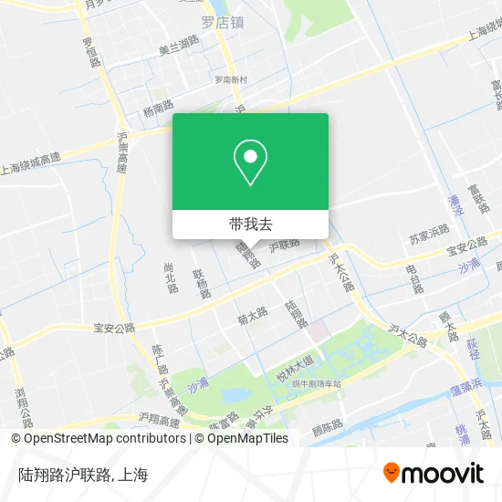 陆翔路沪联路地图