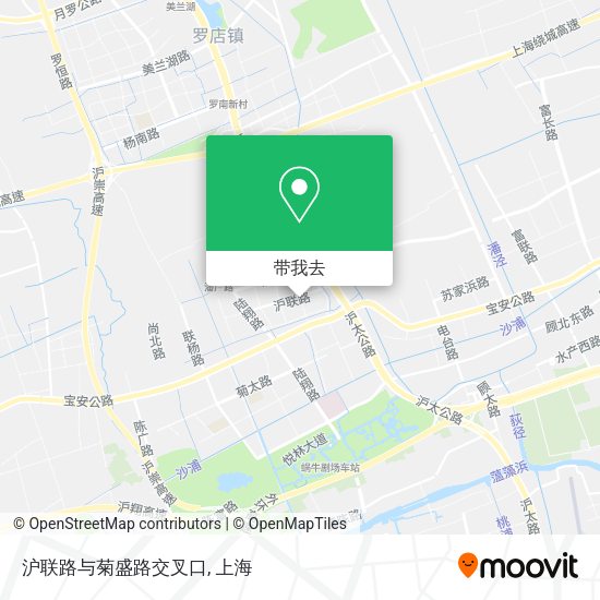 沪联路与菊盛路交叉口地图