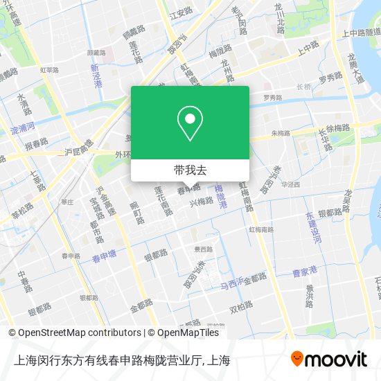 上海闵行东方有线春申路梅陇营业厅地图