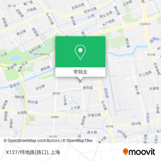 X127/纬地路(路口)地图