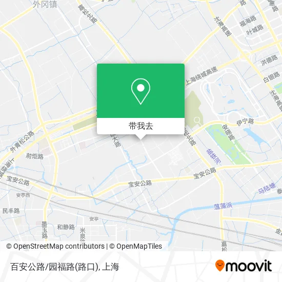 百安公路/园福路(路口)地图