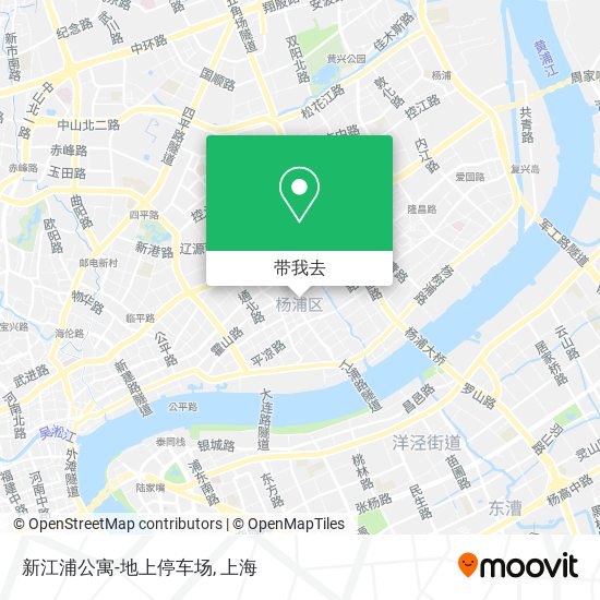 新江浦公寓-地上停车场地图