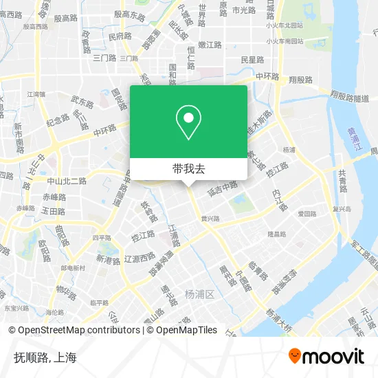 抚顺路地图