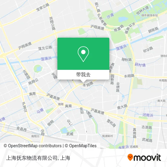 上海抚东物流有限公司地图