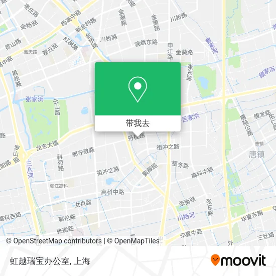 虹越瑞宝办公室地图