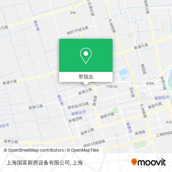 上海国富厨房设备有限公司地图